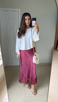 The Enchanted Lace Maxi Skirt