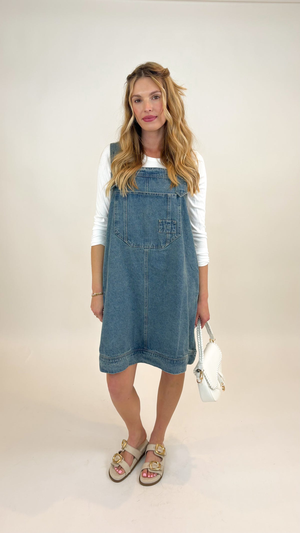 Excuse Me Overall Dress