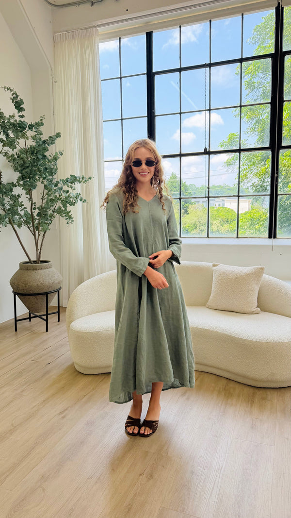 The Sway Linen Dress