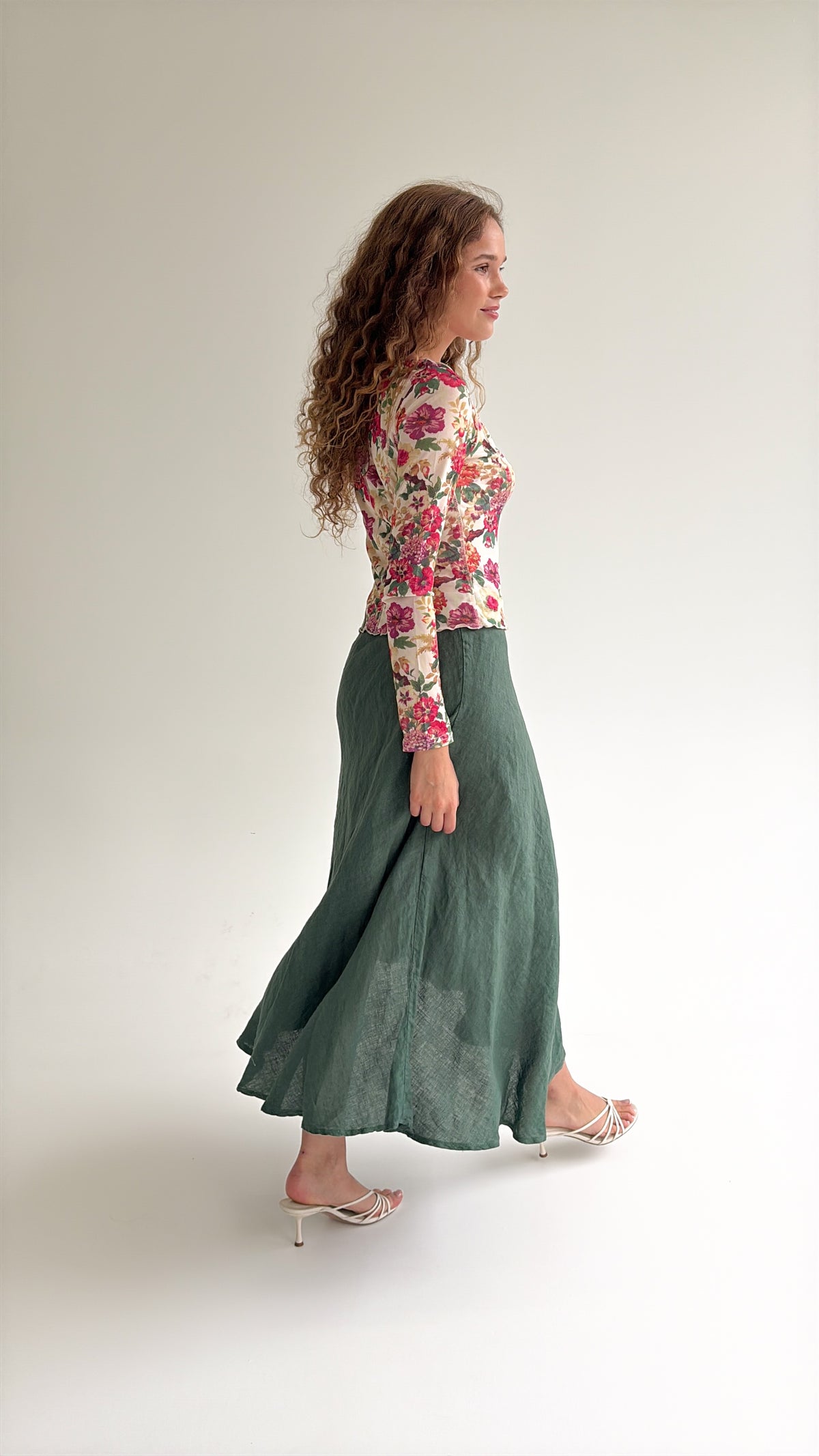 Pretty Little Linen Skirt