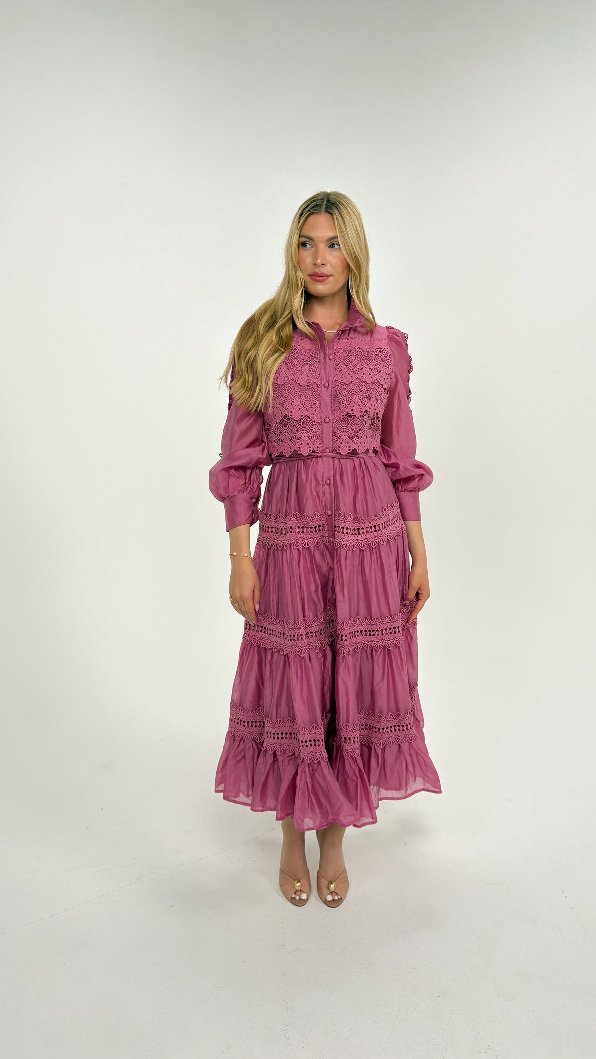 Elegance Crochet Dress