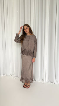 The Enchanted Lace Maxi Skirt
