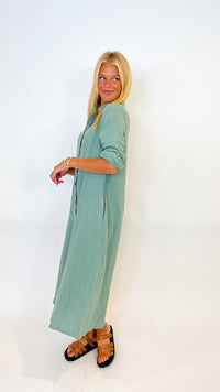 Heidi Maxi Gauze Dress