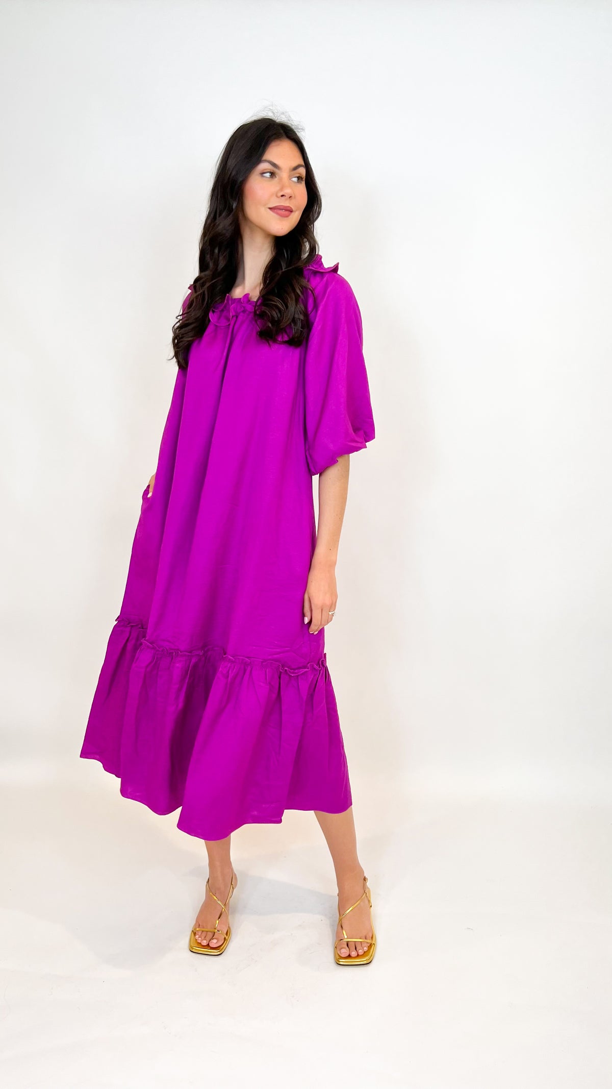 Ruth Ruffle Dress