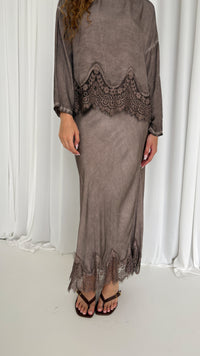 The Enchanted Lace Maxi Skirt
