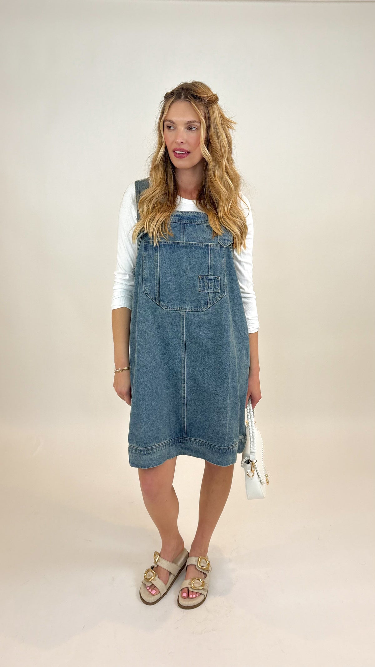 Excuse Me Overall Dress