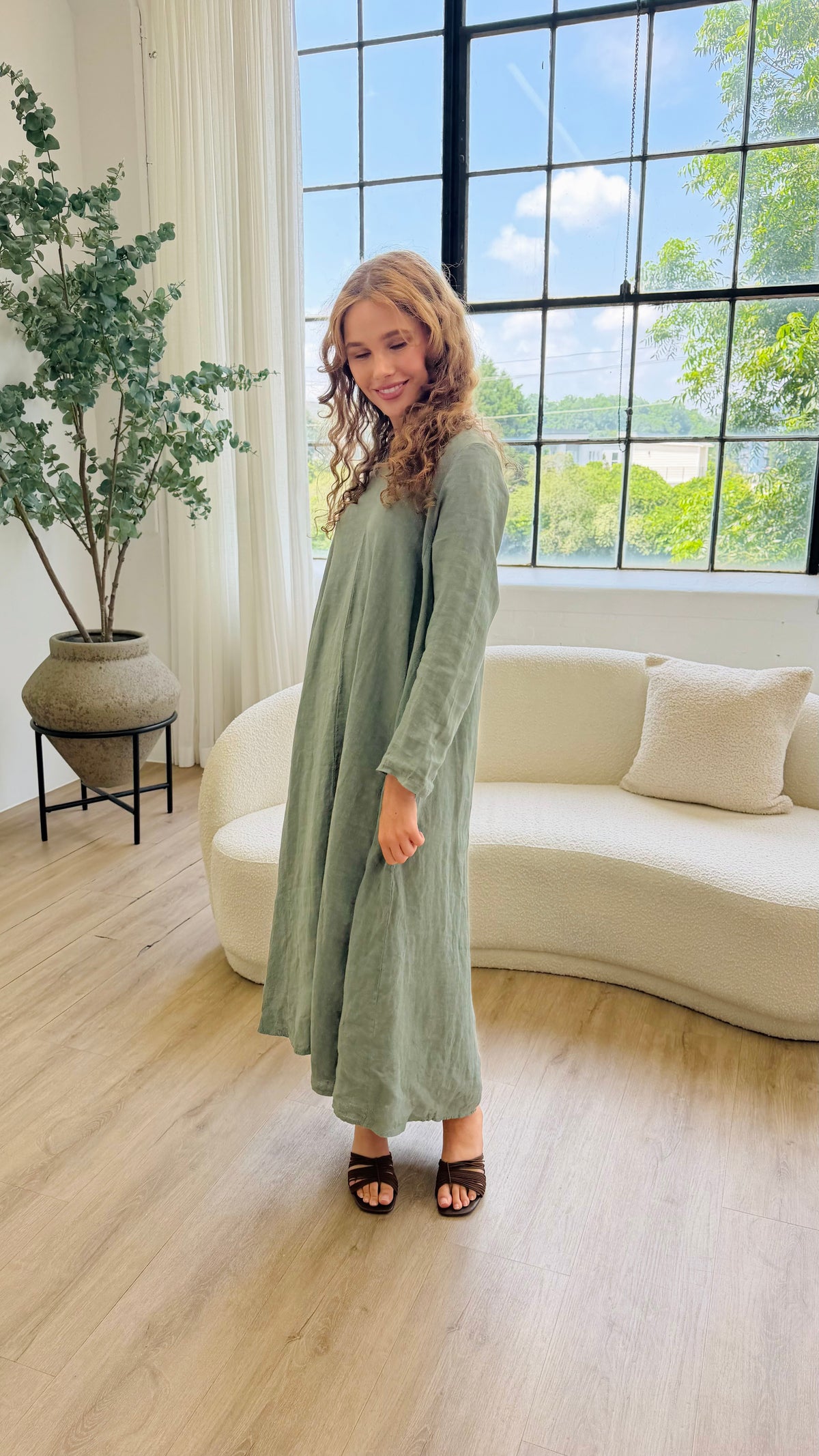 The Sway Linen Dress