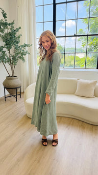 The Sway Linen Dress