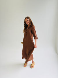 Cocoa Coast Linen Dress