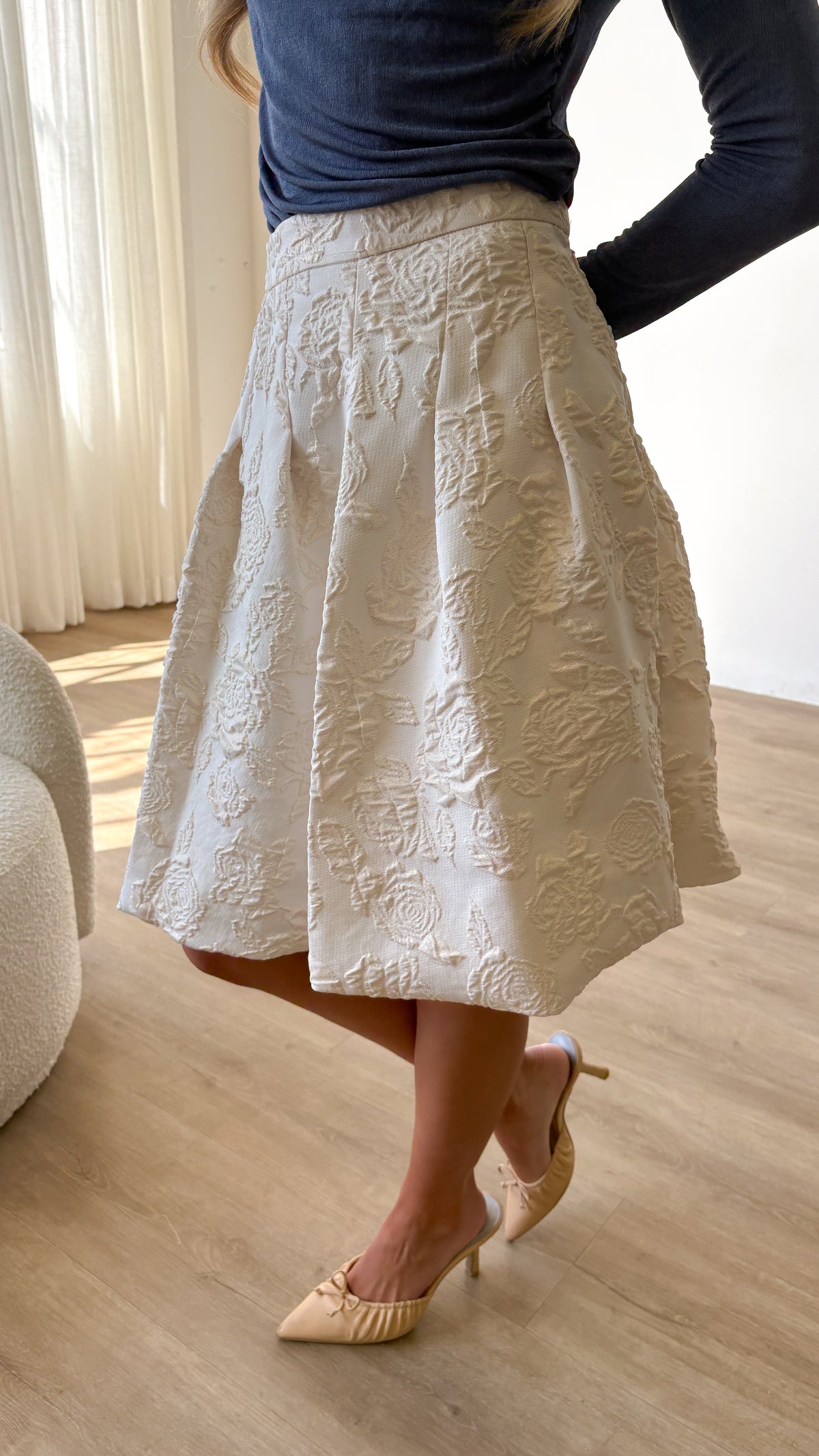 Rose Bubble Skirt