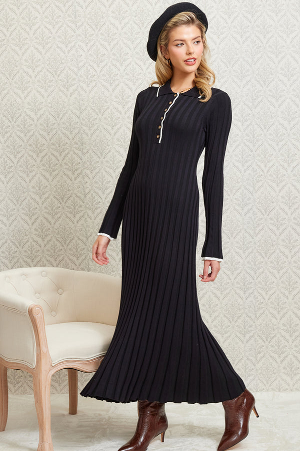 All In Maxi Ribbed Dress