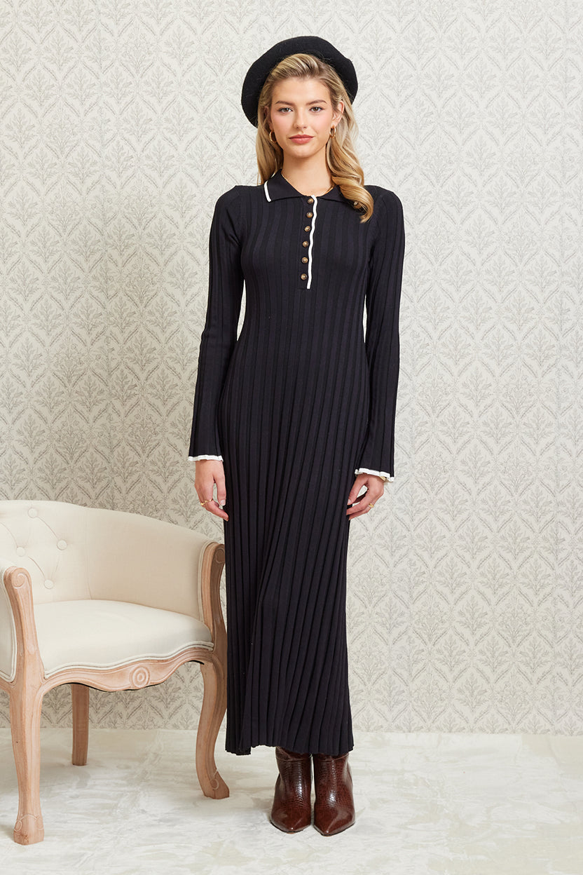 dolly maxi dress SOLACE London Dolly Maxi Dress in Black