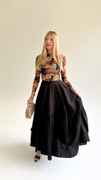 Asymmetrical Maxi SKirt