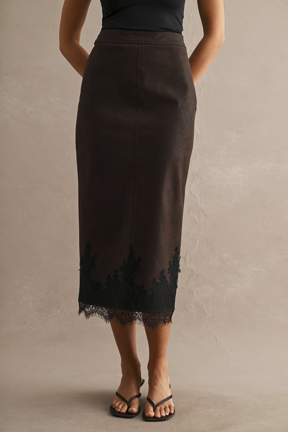 Made For You Leather Skirt