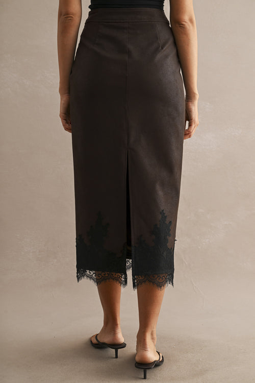 Made For You Leather Skirt