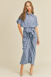 Malibu Dress Tencel Short Sleeve