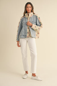 Floral Femme Denim Jacket