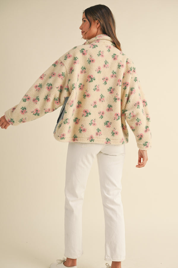 Floral Femme Denim Jacket