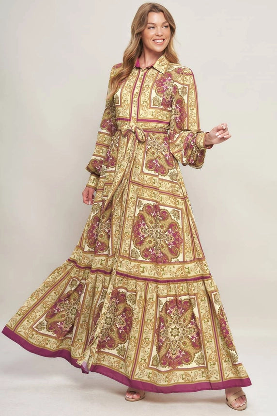 Golden Girl Maxi Dress