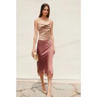 Diamond Lace Slip Skirt