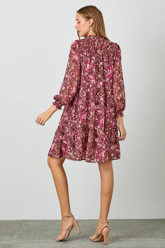 Floral Frenzy Smocked Dress