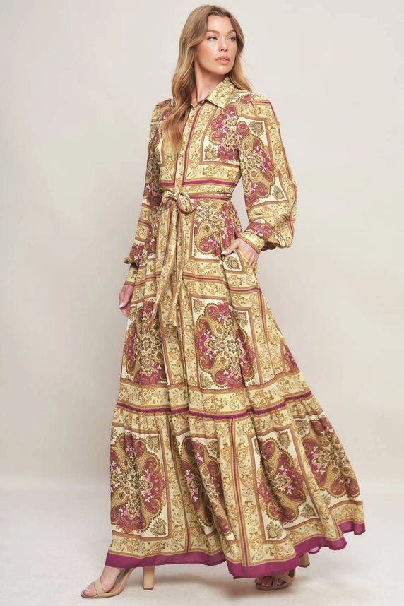 Golden Girl Maxi Dress