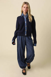 Lover Denim Cardigan