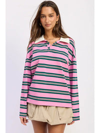 The Off Duty Rugby Top (OVERSIZED)