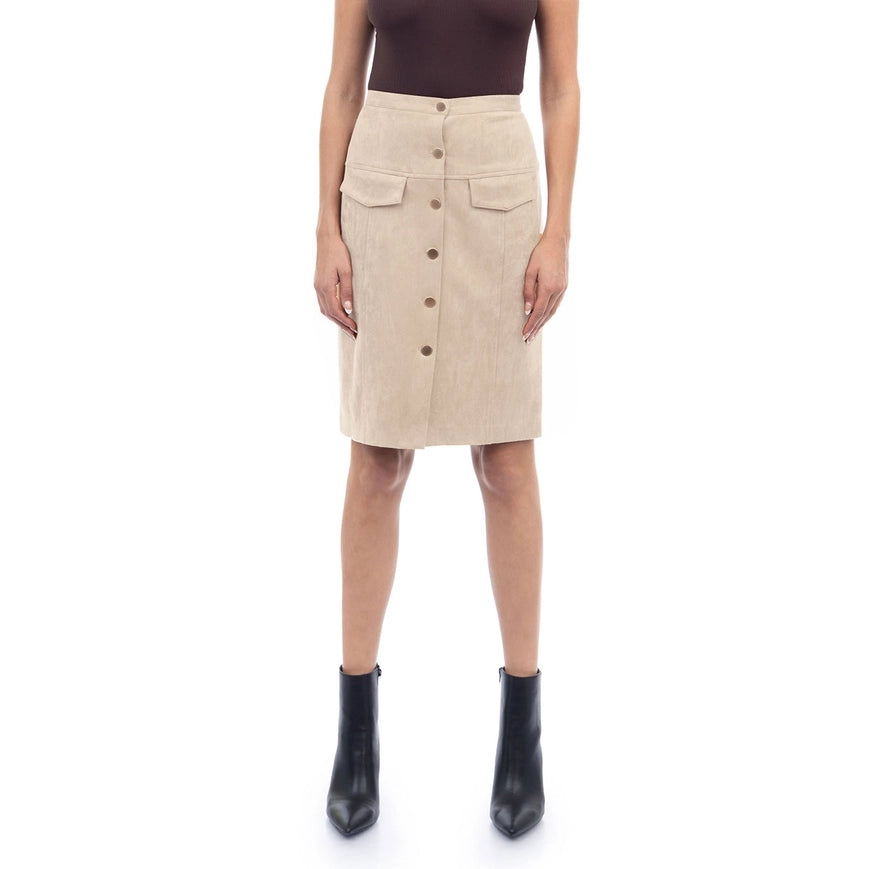 Bring It On Suede Skirt