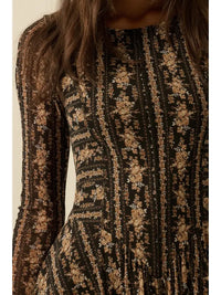 Frolicking Mesh Dress
