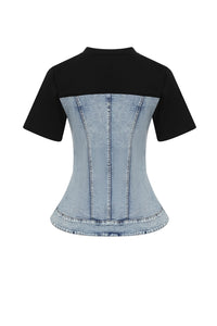 Tres Chic Denim Top