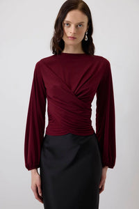 Delilah Draped Blouse
