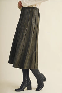 Brenda Pleated Midi Skirt