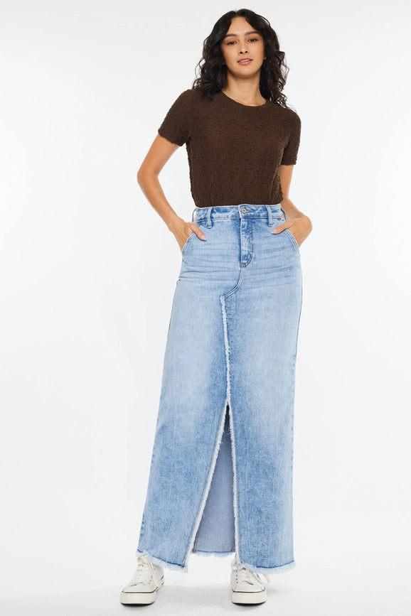 Here We Go Denim Skirt