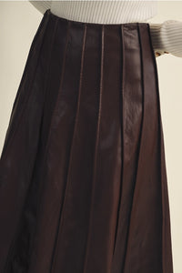Brenda Pleated Midi Skirt