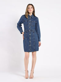 Krystal Denim Dress