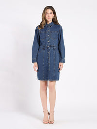 Krystal Denim Dress