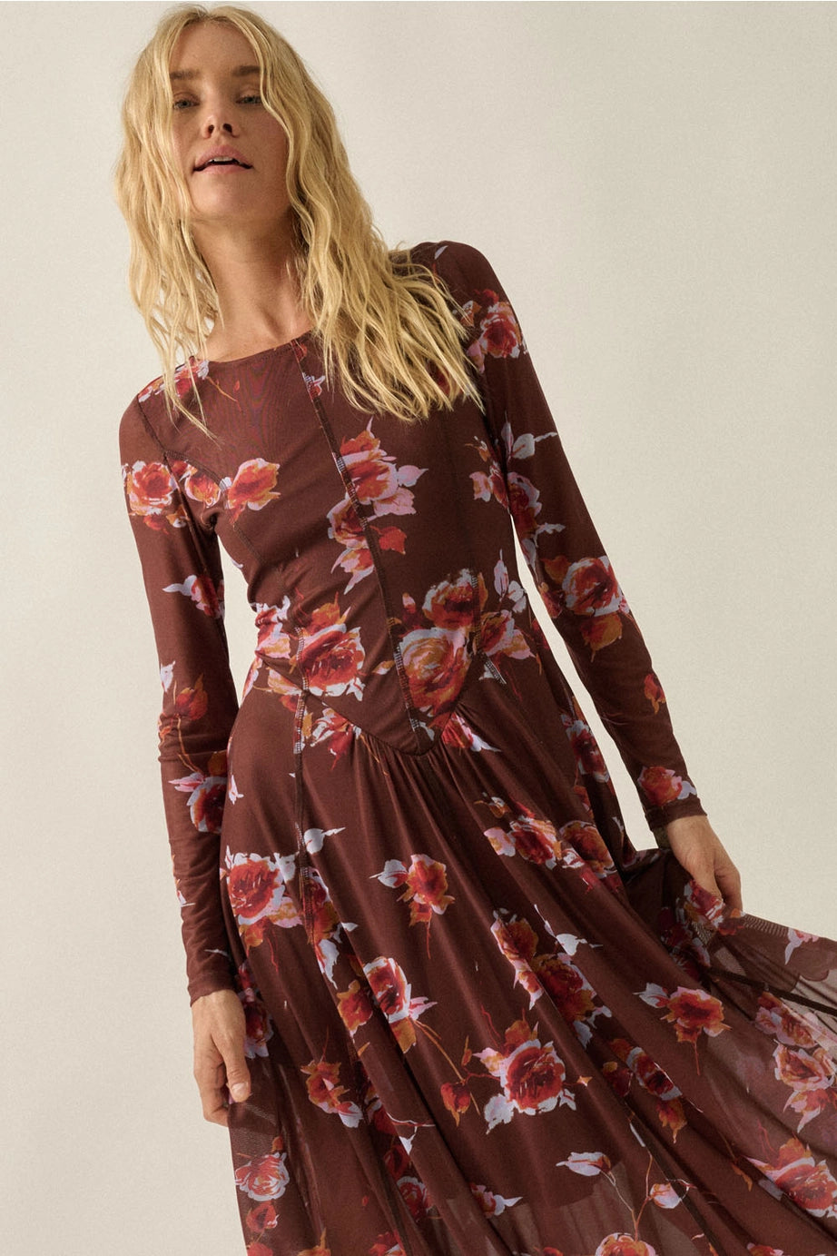 Frolicking Mesh Dress