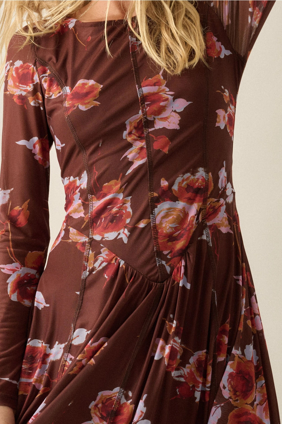 Frolicking Mesh Dress
