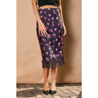 Diamond Lace Slip Skirt