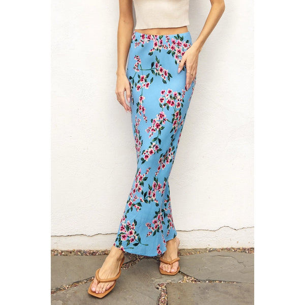 Cherry Blossom Midi Skirt