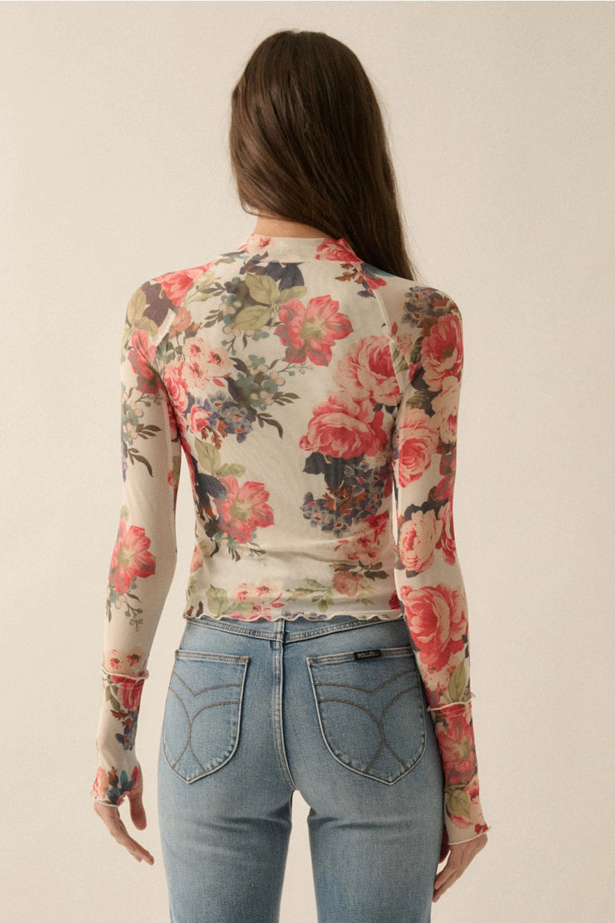 Bring It Back Floral Top