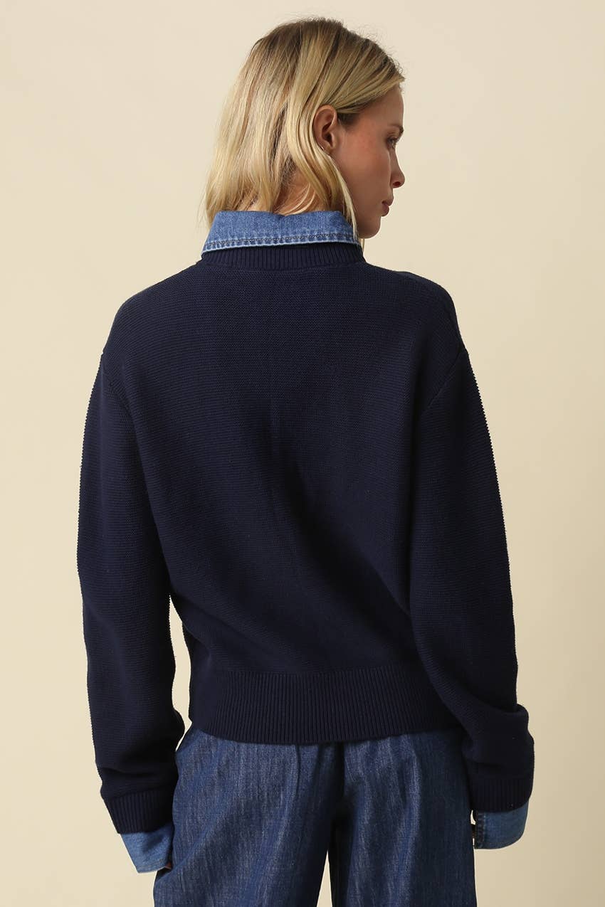 Lover Denim Cardigan