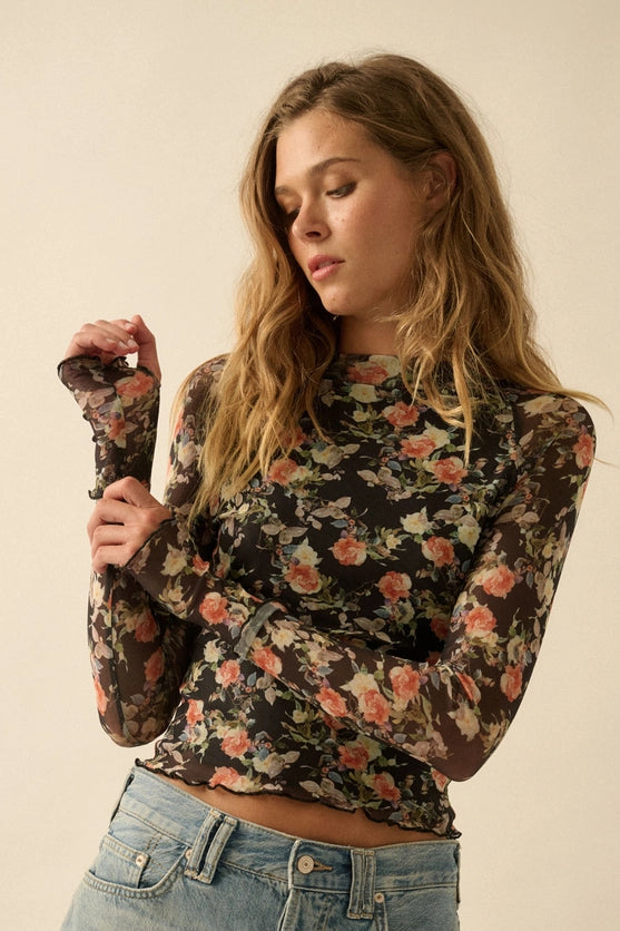 Bring It Back Floral Top