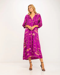 Purple Frenzy Maxi Dress