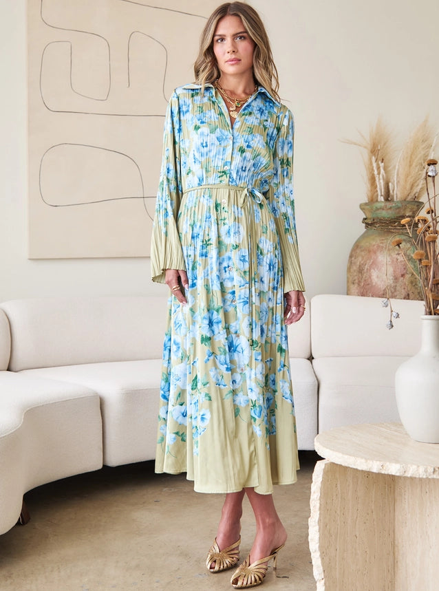 Pleasant Plisse Dress