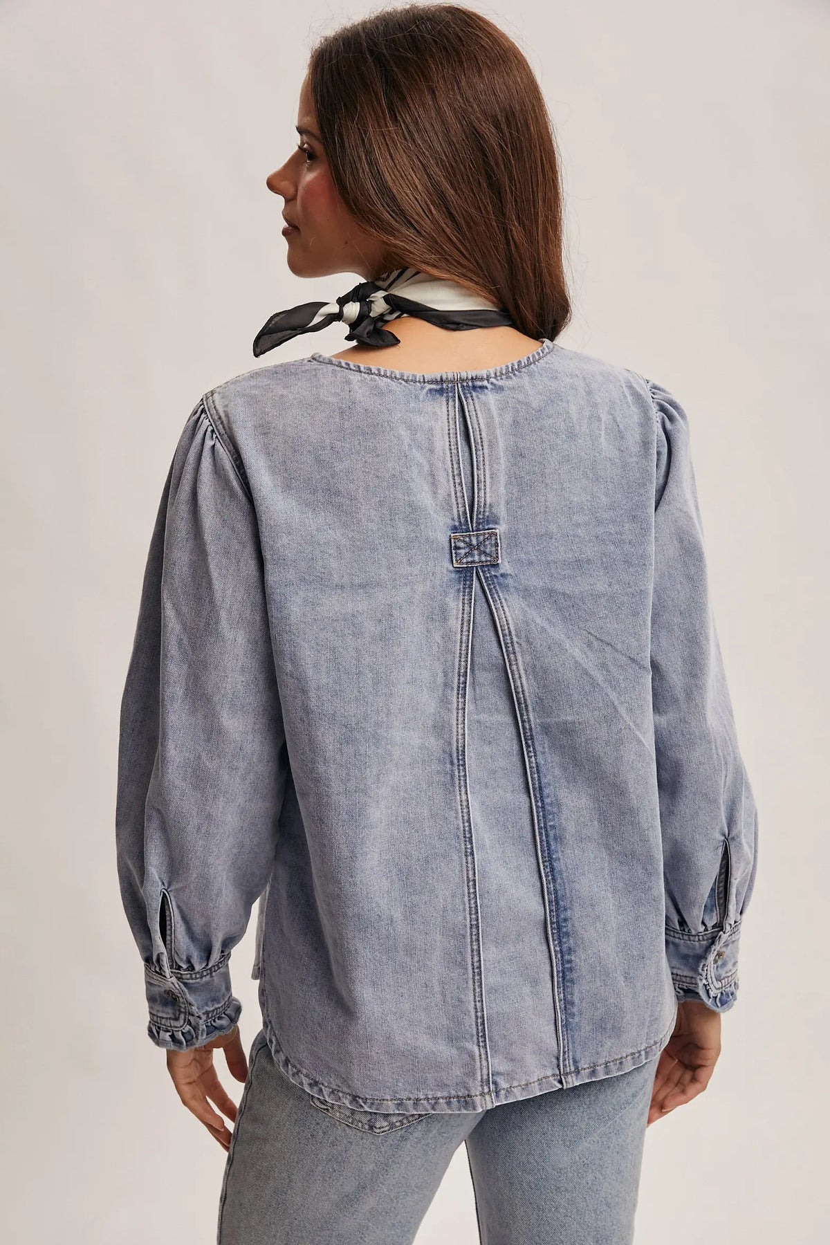 Isabelle Denim Top