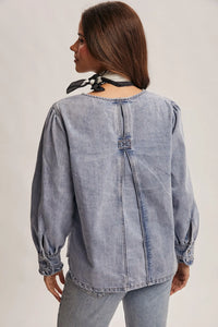 Isabelle Denim Top