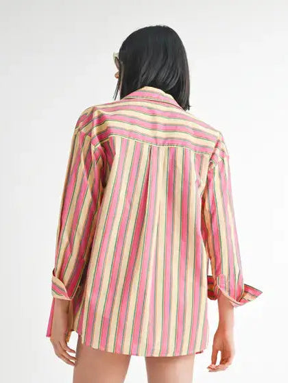 Sunset Button Down Top