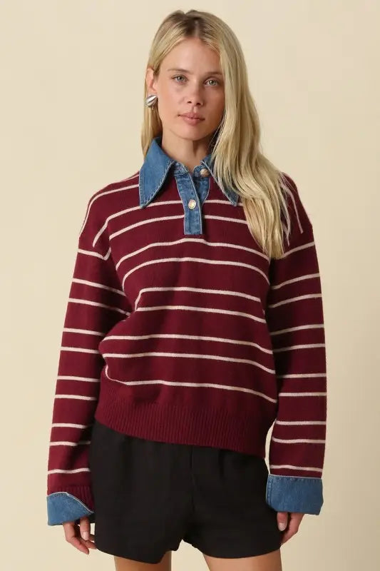 Lover Denim Sweater
